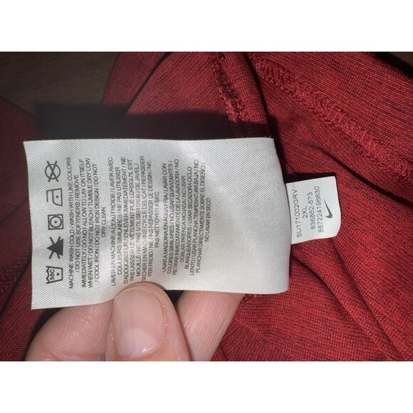 Nike NFL Arizona Cardinals Dri-Fit On Field Red Short Sleeve Shirt XXL - Picture 11 of 11